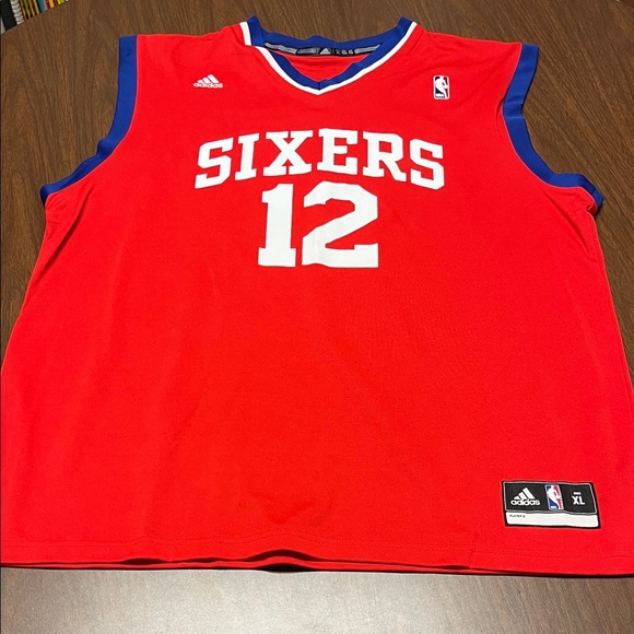 Adidas Evan Turner Sixers Jersey in Red and Blue, size XL - Picture 1 of 12